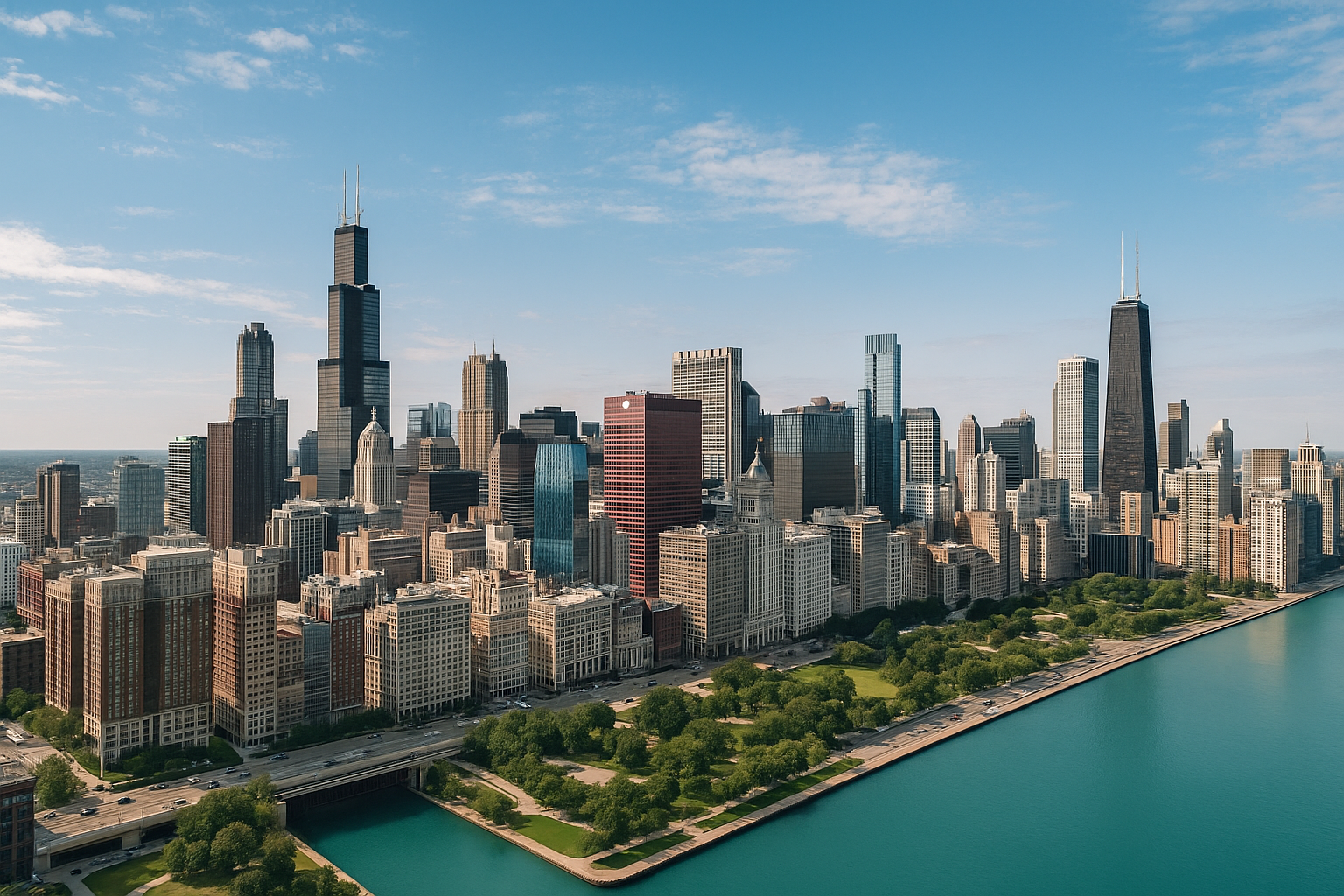 Chicago Skyline and Lakefront