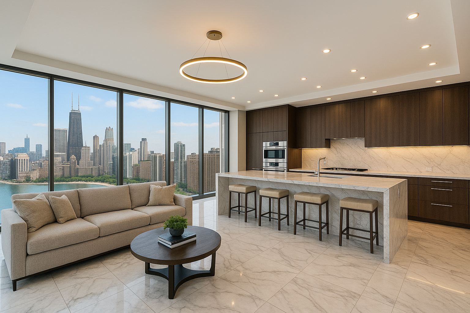Gold Coast Luxury High-Rise Interior